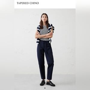 Banana Republic Factory Navy Tapered Chino Pants